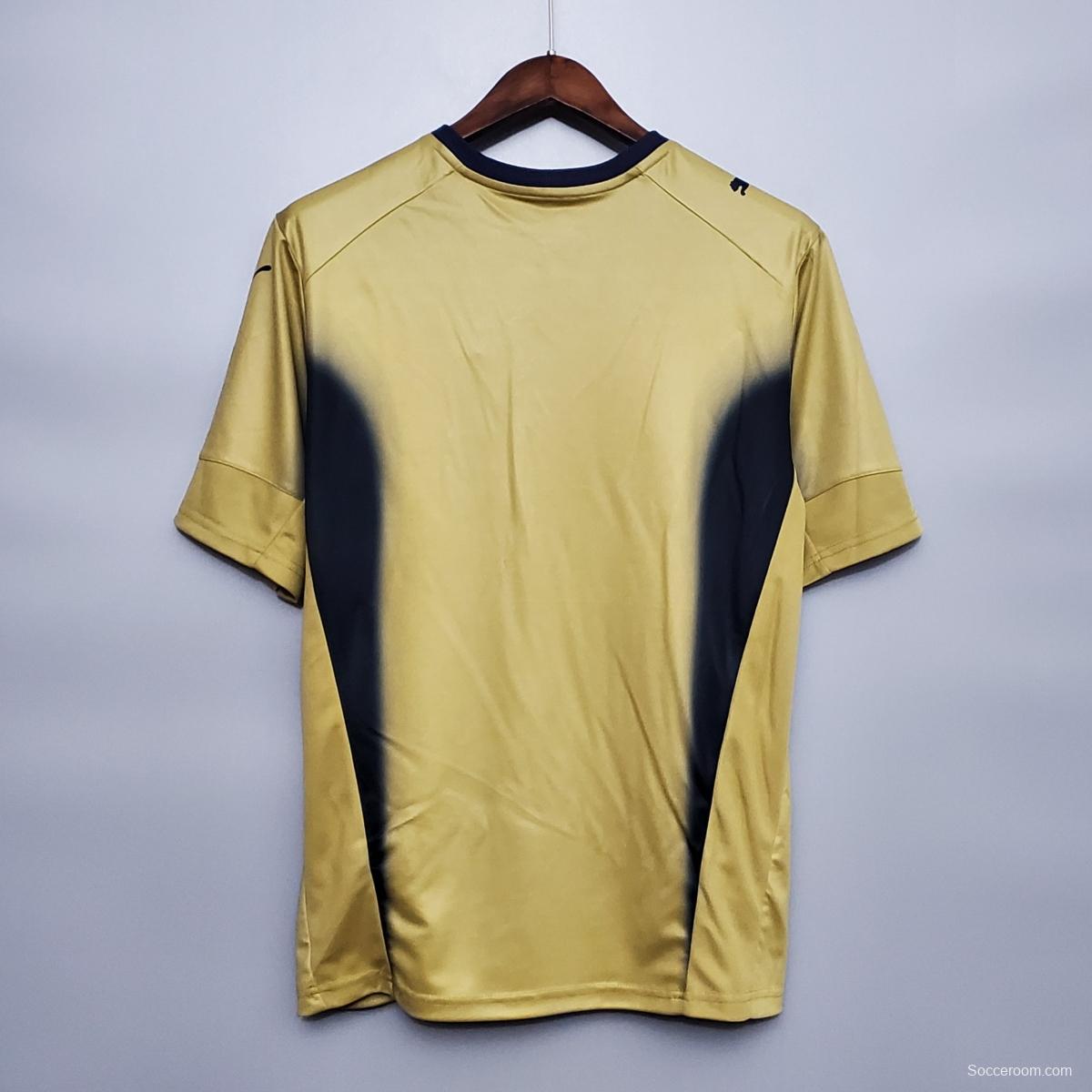 Retro 2006 Italy Golden Soccer Jersey