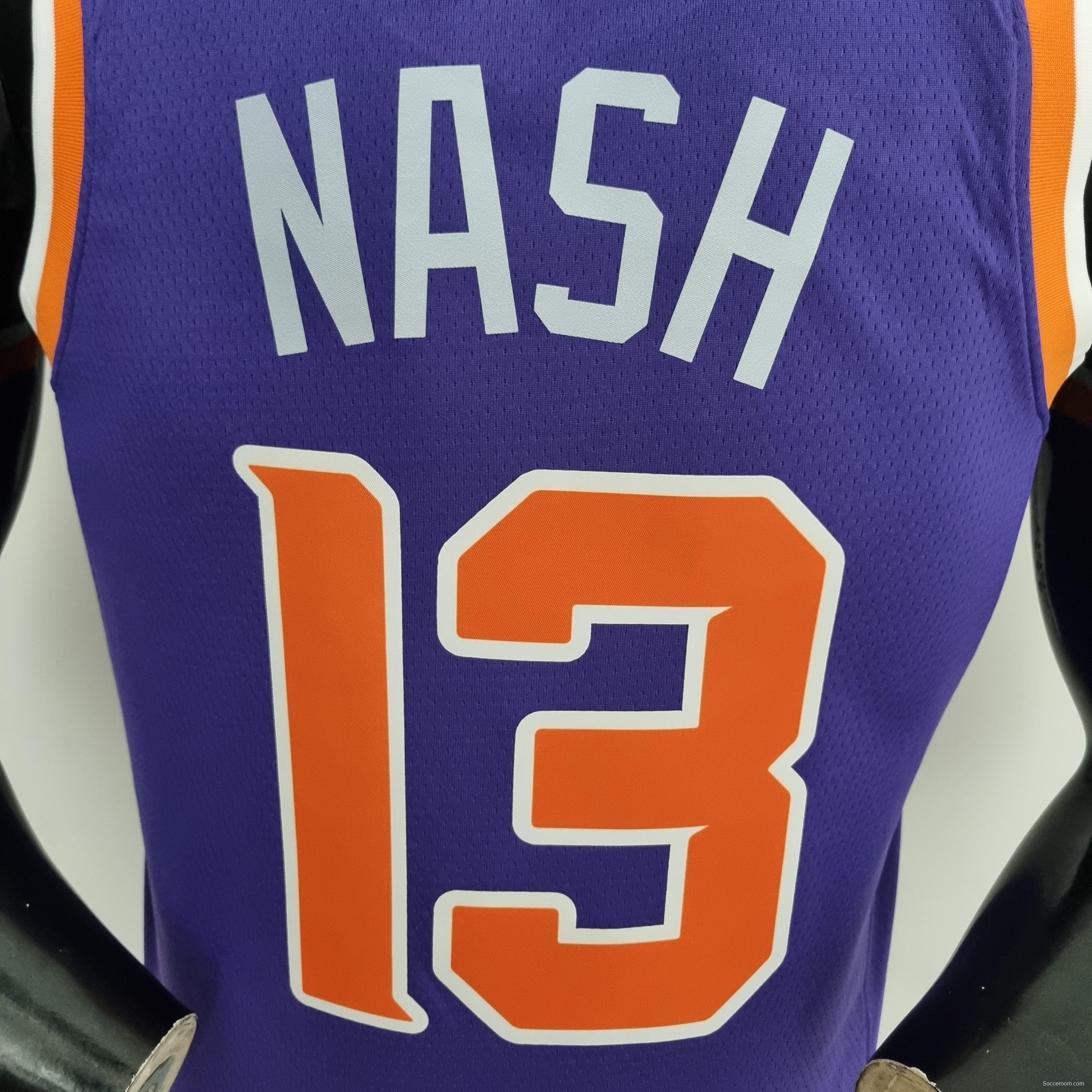 75th Anniversary Nash #13 Phoenix Suns Purple NBA Jersey