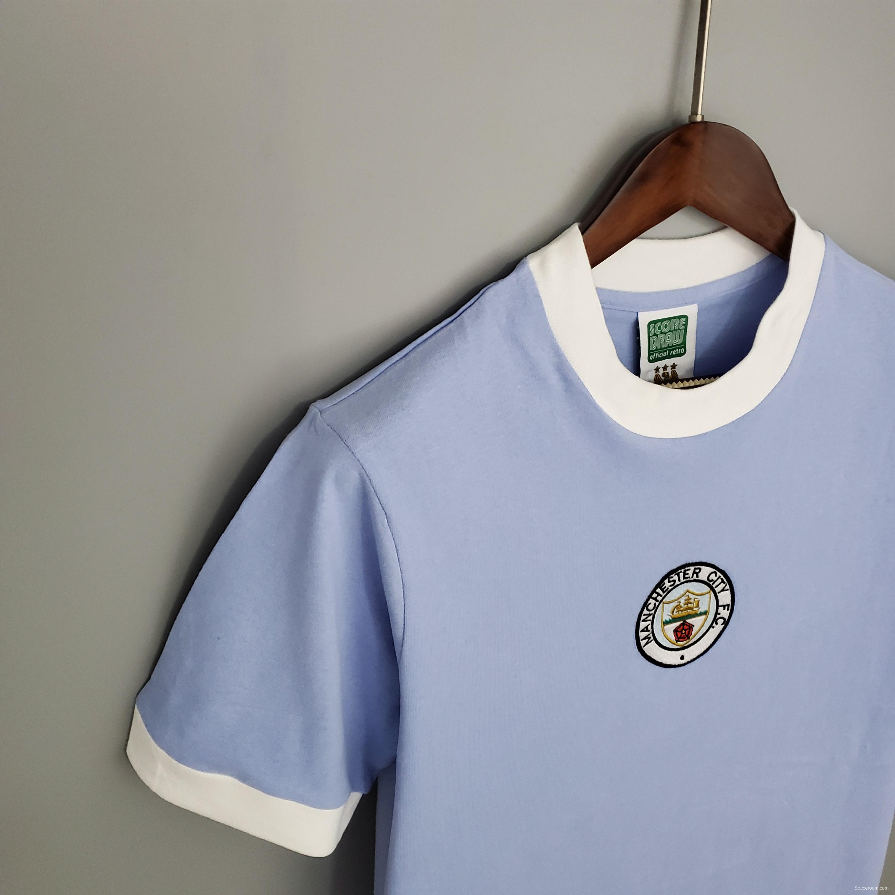 Retro Manchester City 1972 home Soccer Jersey