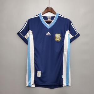 Retro Argentina 1998 away Soccer Jersey