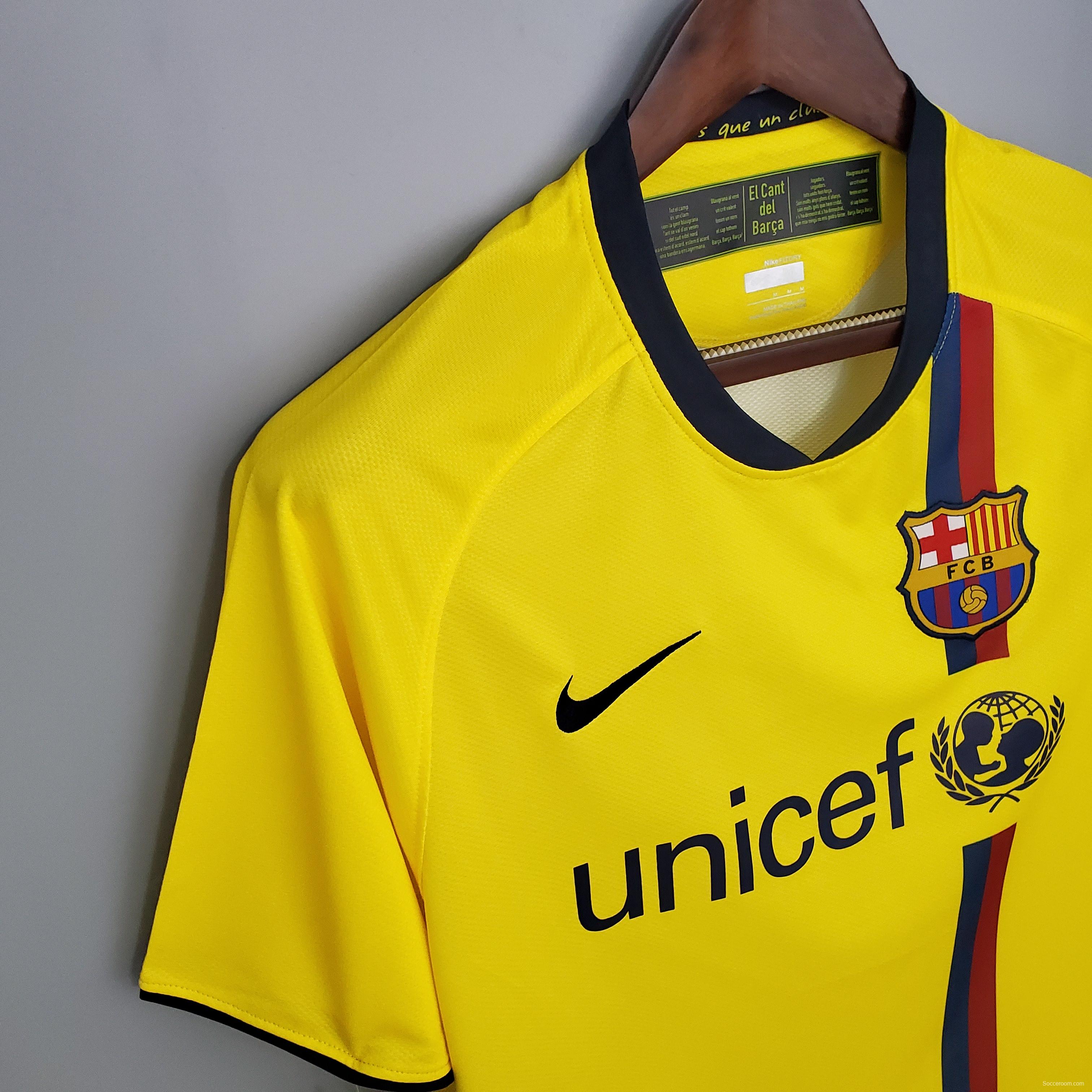 Retro Barcelona 08/09 away Soccer Jersey