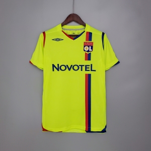 Retro Olympique Lyonnais 08/09 Green Soccer Jersey