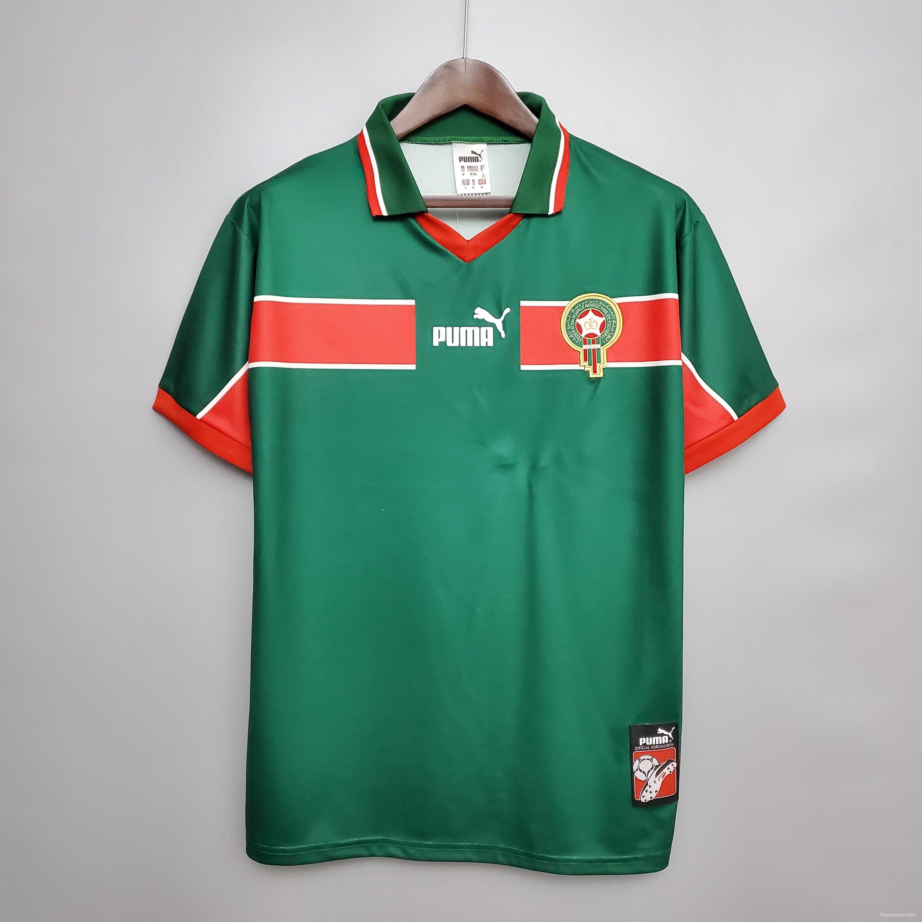 Retro 1998 Morocco home Soccer Jersey