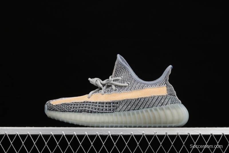 Adidas Yeezy 350 Boost V2 Ash Blue GY7657 Darth Coconut 350 second generation hollowed-out water wash tannin color BASF Boost original