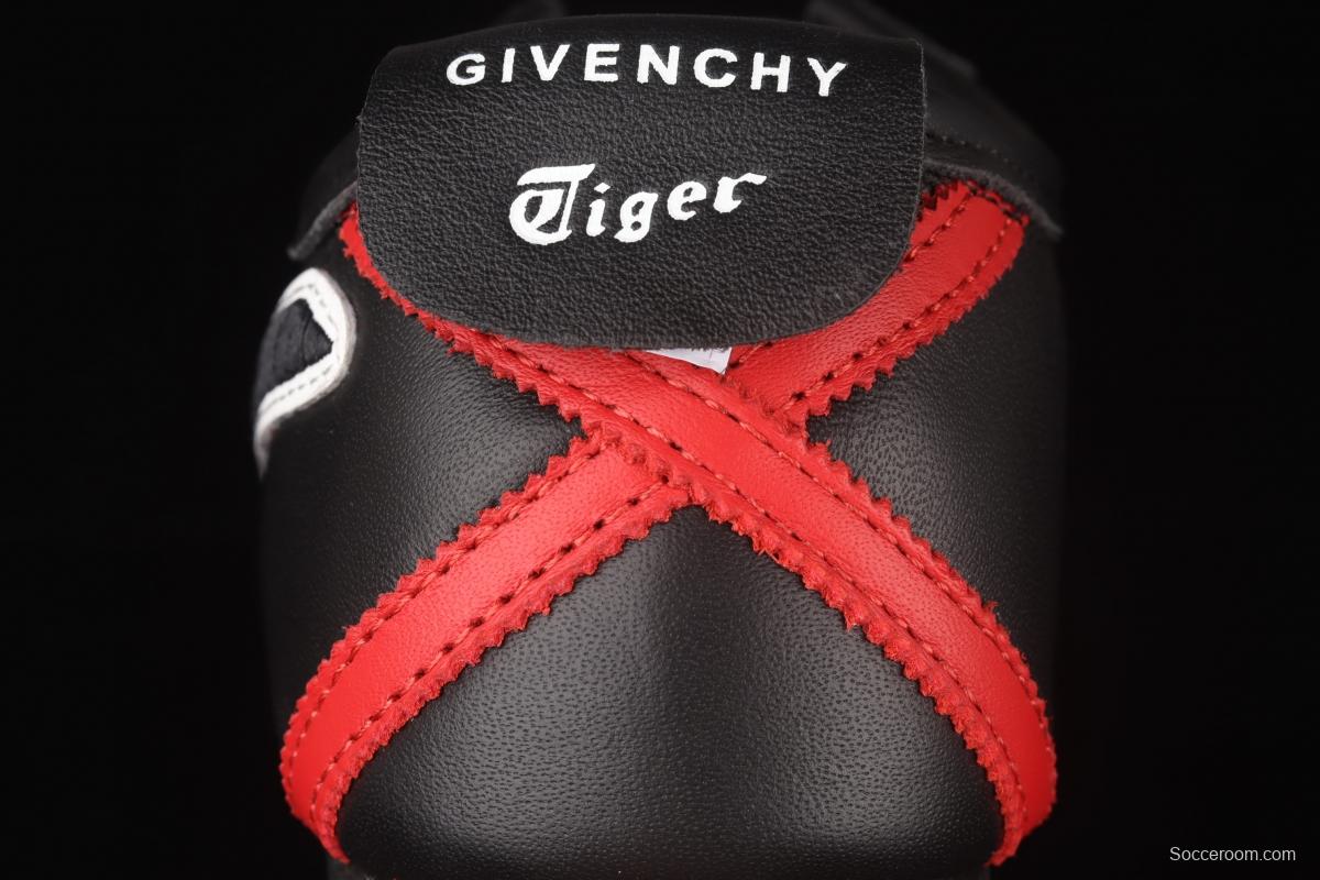 Givenchy x Onitsuka Tiger Mexico 66 GDX limited edition leather top casual running shoes 1183A623-001