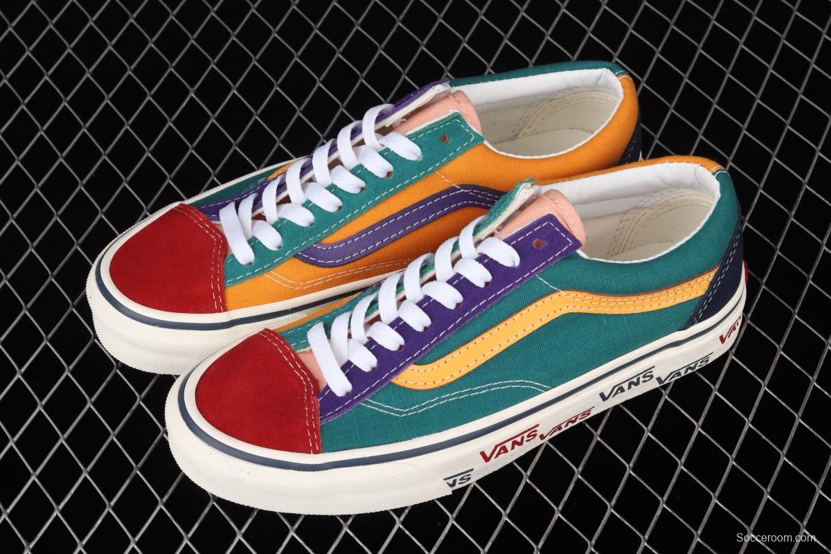 Vans Style 36 ice cream cream blue matching mandarin duck low upper board shoes VN0A54F66T6