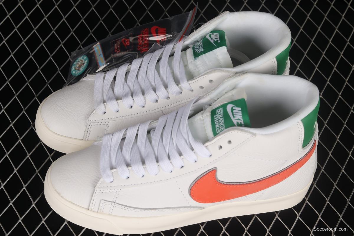 Stranger Things x NIKE Blazer Mid QS HH Trailblazer High Top Casual Sneakers CJ6101-100