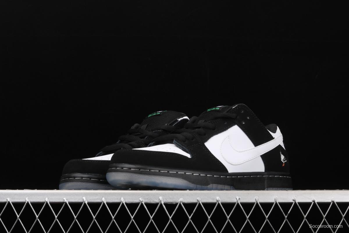 Jeff Staple x NIKE SB DUNK Low Pigeon 3.0Black and White Panda Pigeon low side Classic Leisure Sports Board shoes BV1310-013 