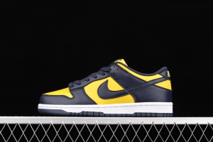 NIKE SB DUNK Low Michigan Michigan color buckle broken backboard fashion casual board shoes DD1391-700