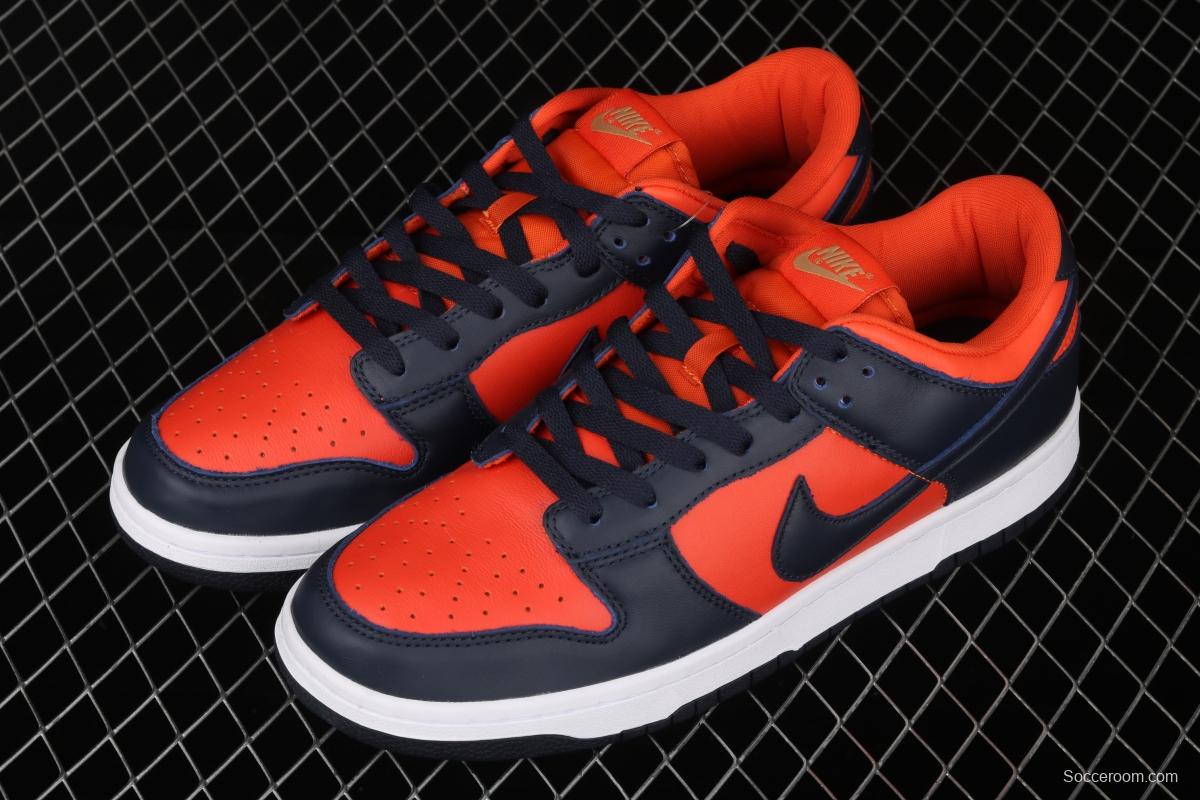 NIKE SB DUNK Low SP Fanta color matching head layer low side leisure sports board shoes CU1727-800