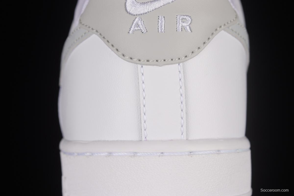 NIKE Air Force 1'07 Low White Gray Low Casual Sneakers DC2911-100