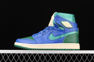 Air Jordan 1 Zoom Comfort blue green California high top classic retro culture leisure sports basketball shoes DJ1199-400