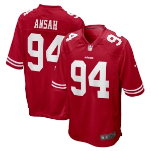 Men's Ezekiel Ansah Scarlet Player Limited Team Jersey