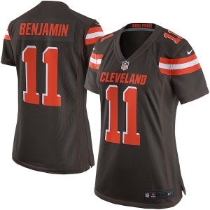 Women's Travis Benjamin Brown Player Limited Team Jersey