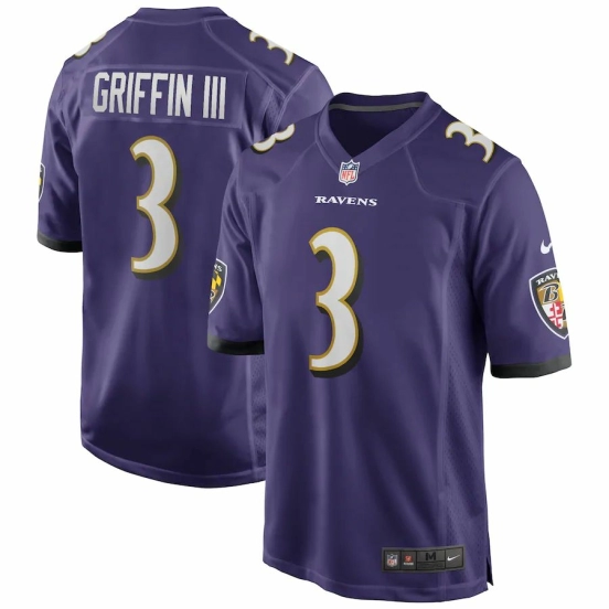 Men's Robert Griffin III Purple Player Limited Team Jersey