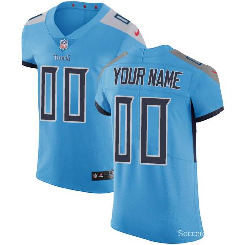 Men's Light Blue Custom Elite Team Jersey