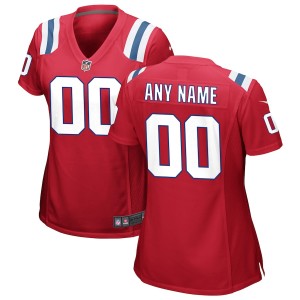 Women's Red Alternate Custom Team Jersey