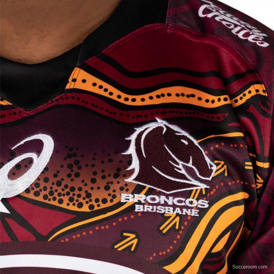 Brisbane Broncos 2021 Men's Indigenous Rugby Jersey