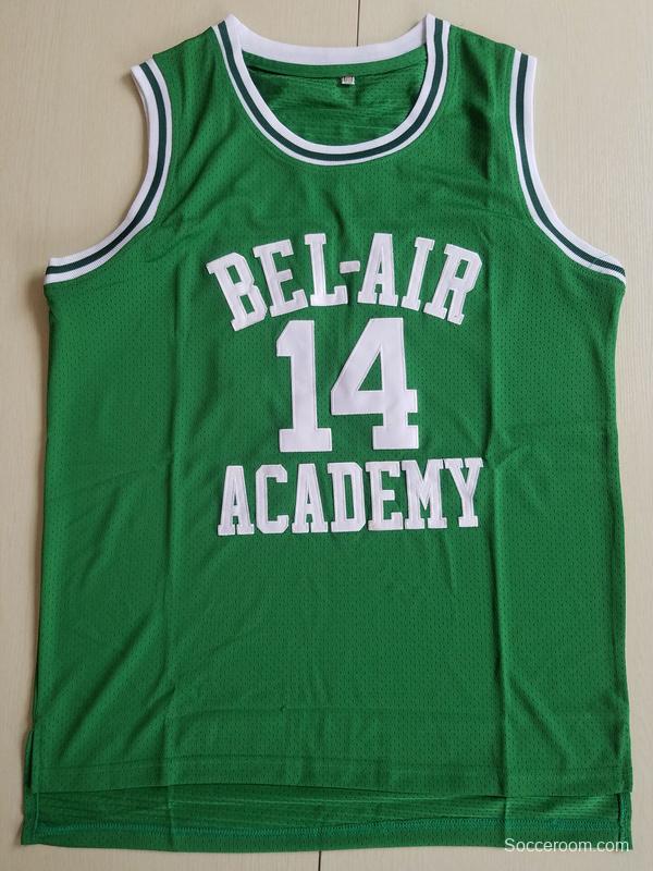 The Fresh Prince of Bel-Air Will Smith Bel-Air Academy Green Basketball Jersey