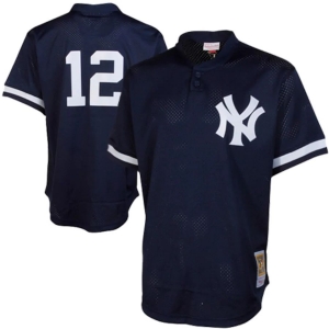 Men's Wade Boggs Navy Cooperstown Mesh Batting Practice Throwback Jersey