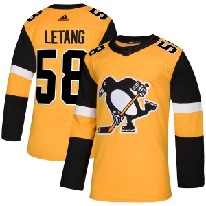 Women's Kris Letang Gold Alternate Player Team Jersey