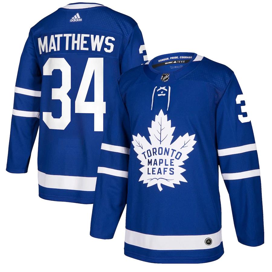 Women's Auston Matthews Blue Player Team Jersey