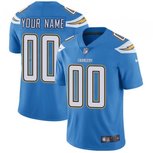 Men's Light Blue Custom Limited Team Jersey