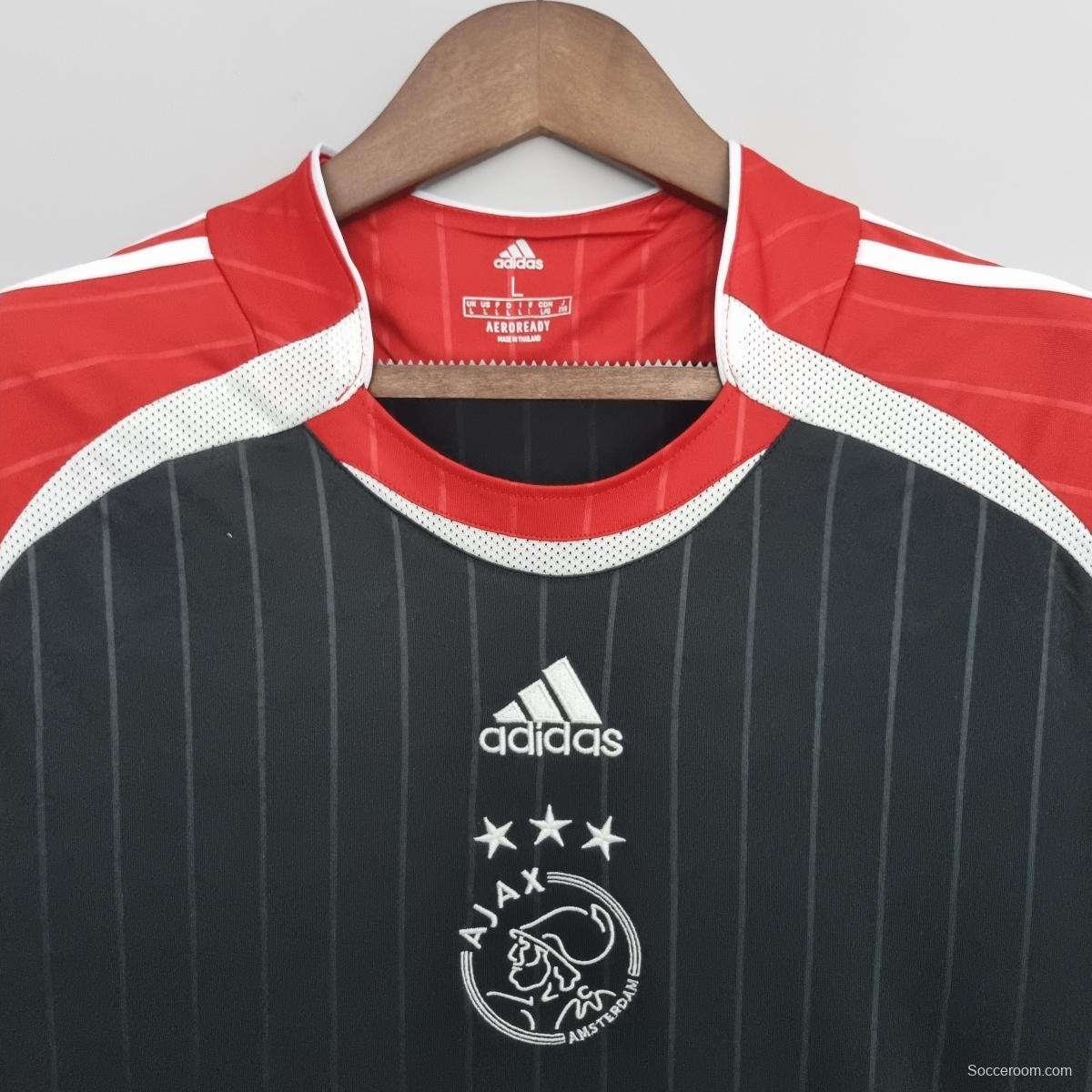 22/23 Ajax pre-match uniform black Soccer Jersey