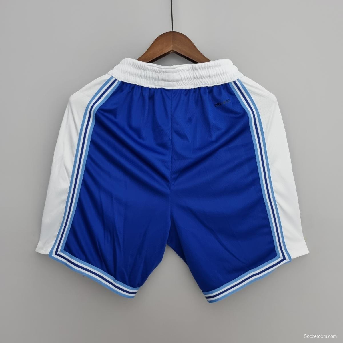 75th Anniversary Los Angeles Lakers Blue NBA Shorts