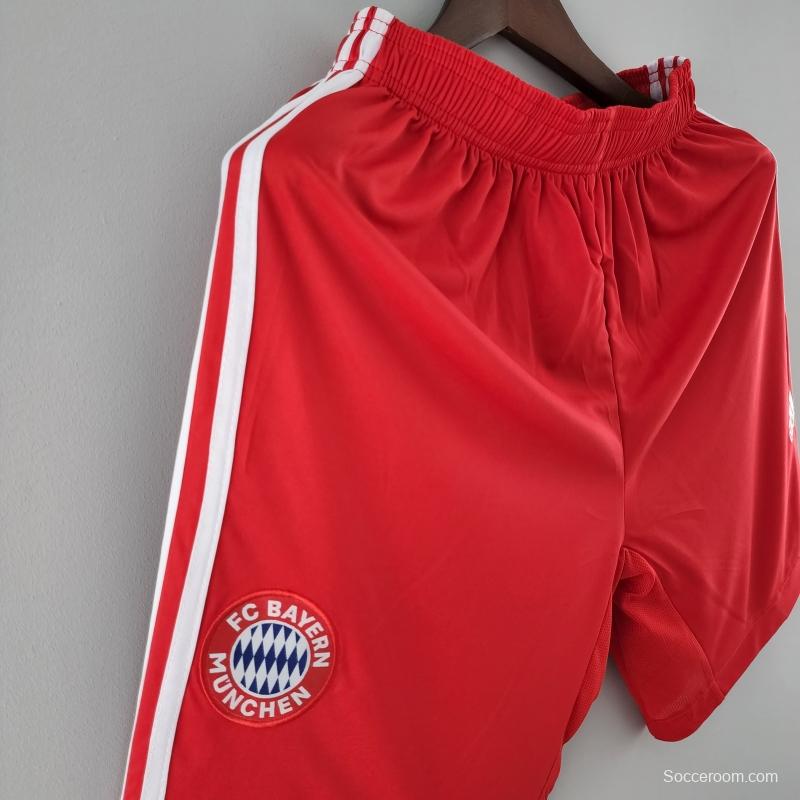 22/23 Bayern Munich Home Shorts  Soccer Jersey