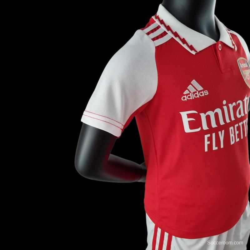 22/23 Arsenal Home Kids SIZS:16-28 Soccer Jersey