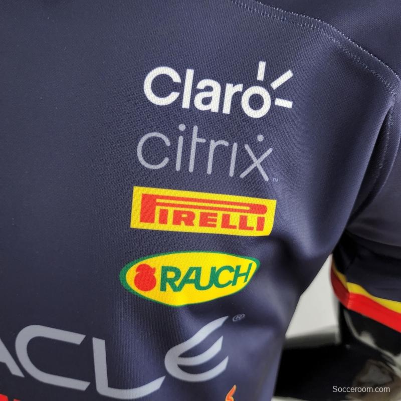 2022 F1 Ferrari Polo Navy  #0003