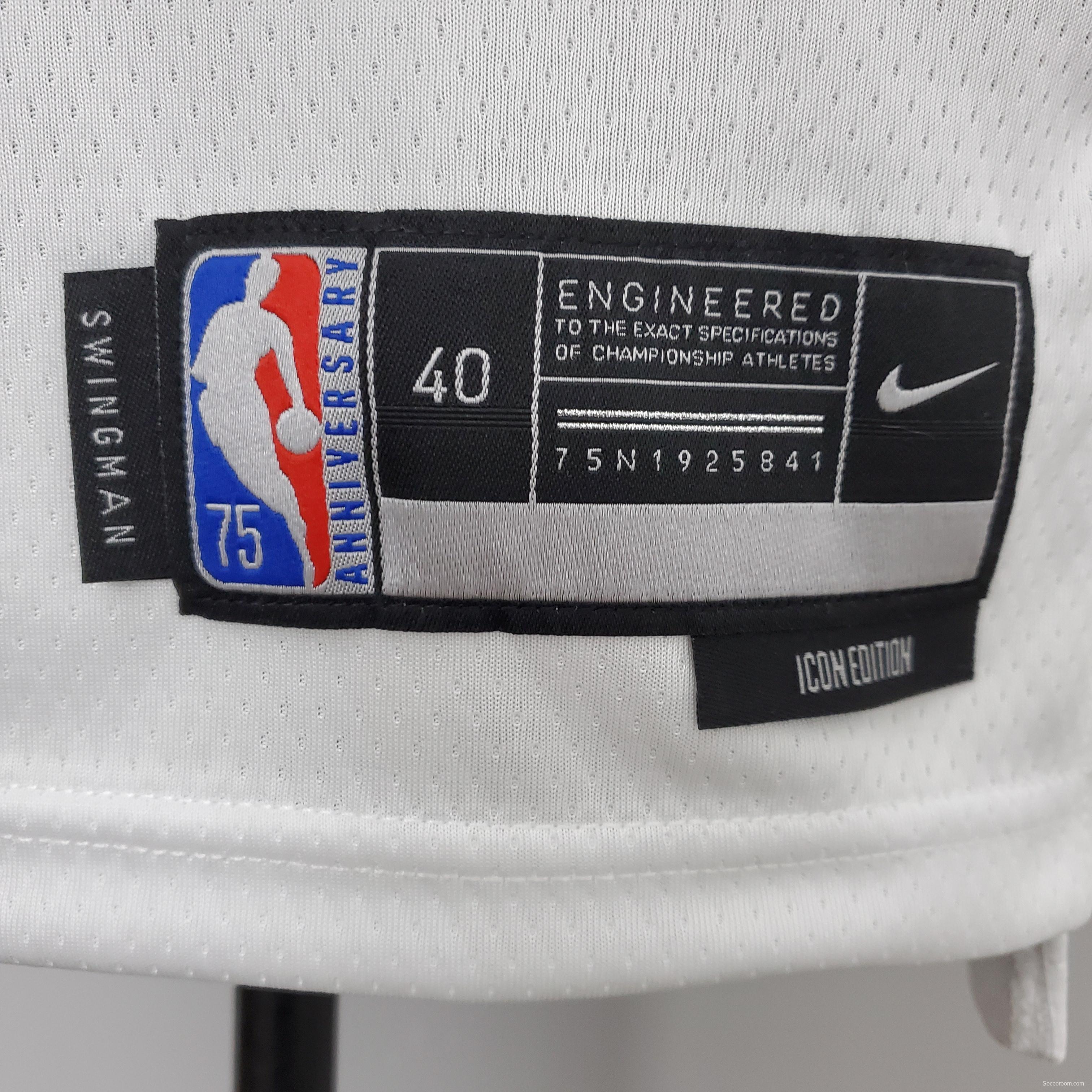 NBA 75th Anniversary Curry #30 Nets White Jersey