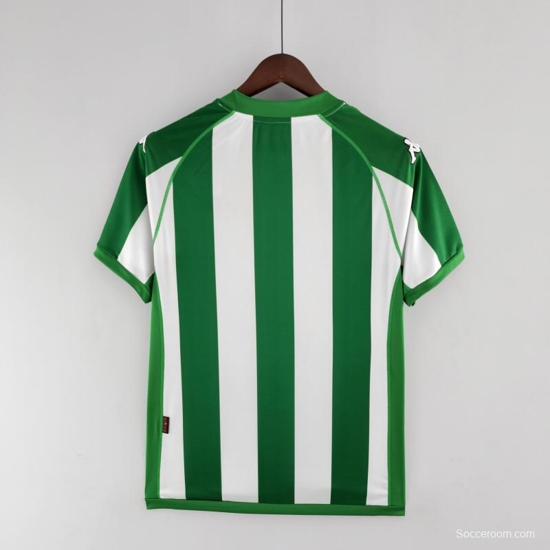 Retro Real Betis 01/02 Home Soccer Jersey