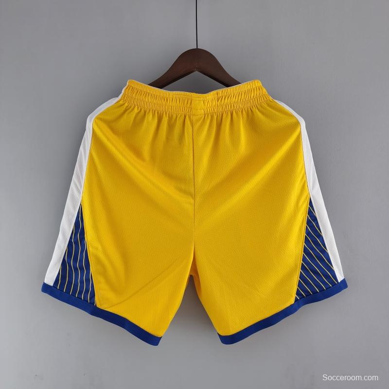 Golden State Warriors Air Jordan NBA Shorts Yellow