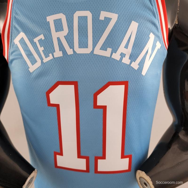 Chicago Bulls DeROZAN #11 Blue NBA Jersey