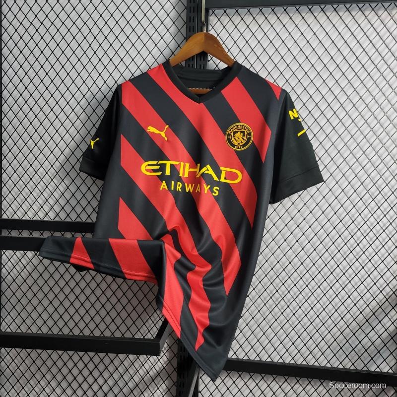 22/23 Manchester City Away Soccer Jersey