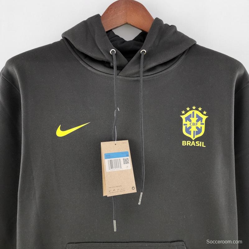 2022 Brazil Hoodie Black