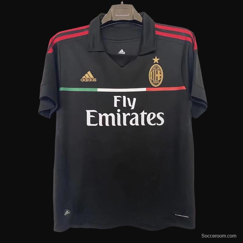 Retro 11/12 AC Milan Third Black Jersey