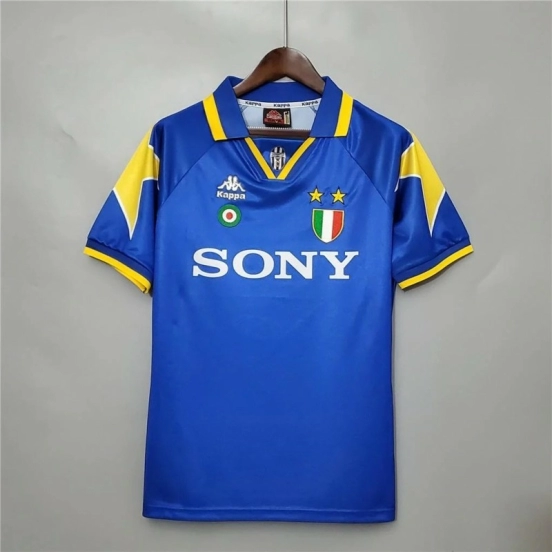 Retro 95/96 Juventus Away Blue Jersey
