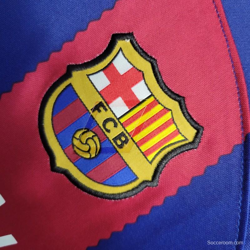 23-24 KIDS Barcelona Home Jersey