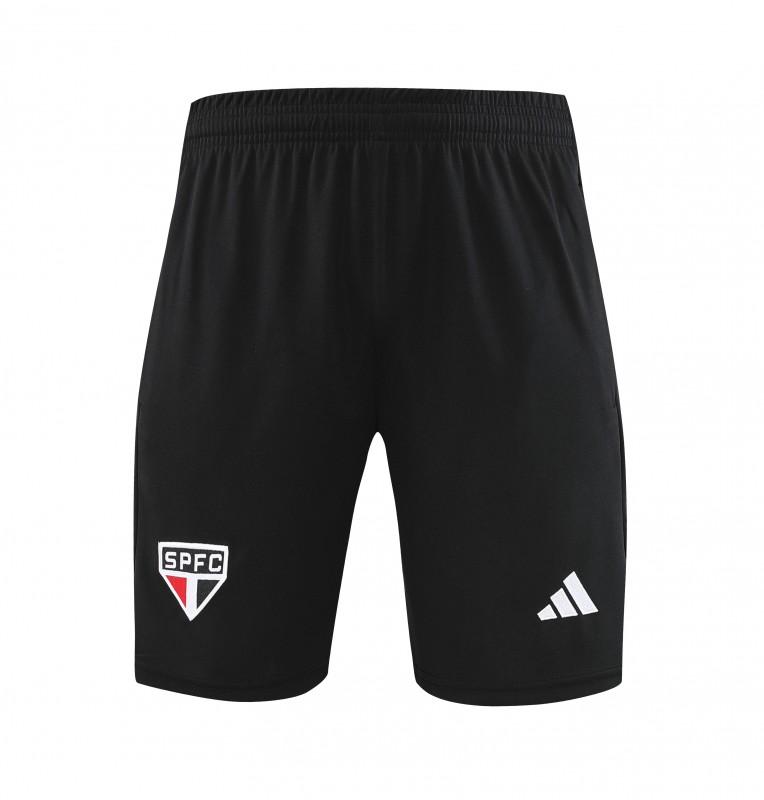 23-24 Sao Paulo Black Short Sleeve Jersey+Shorts