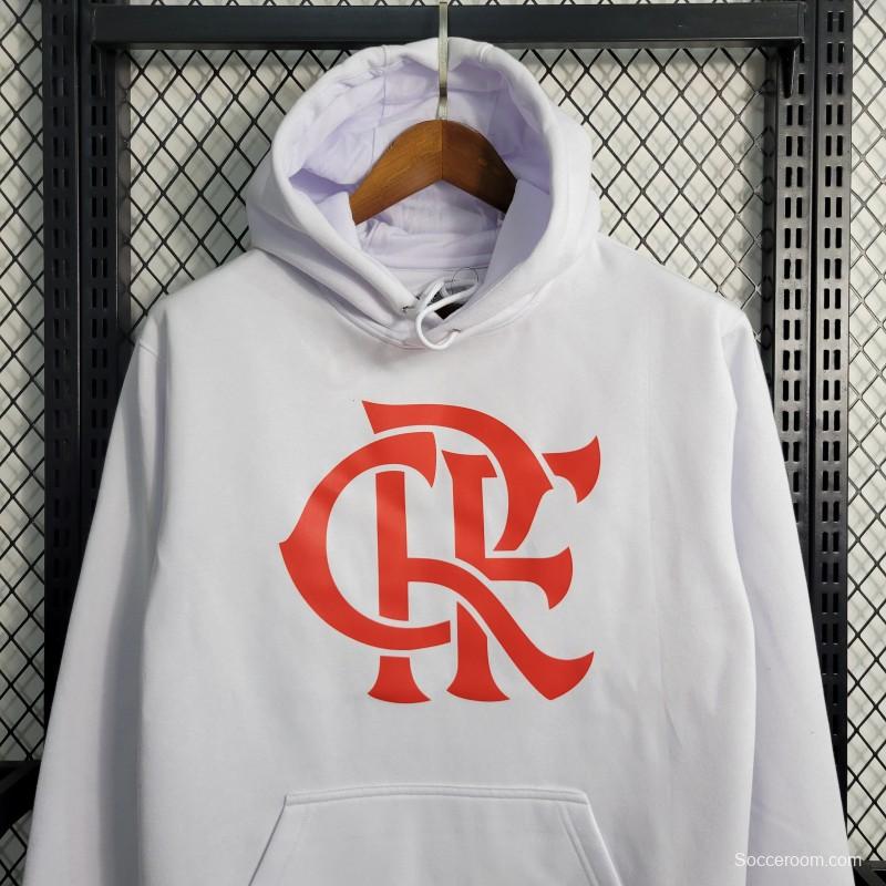 23-24 Flamengo White Hoodie