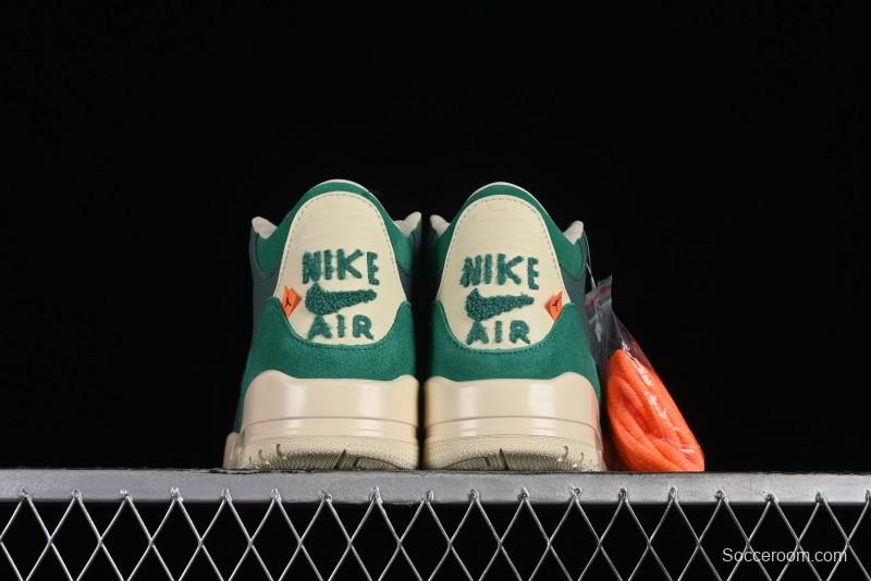 Nike Air Jordan 3 Retro Nina Chanel Abney Collaboration Sneakers - FZ7974-300