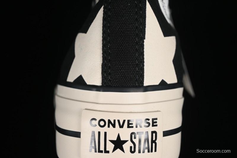 Converse All Star Lift High Top Platform Sneakers with Star Print - A09903C