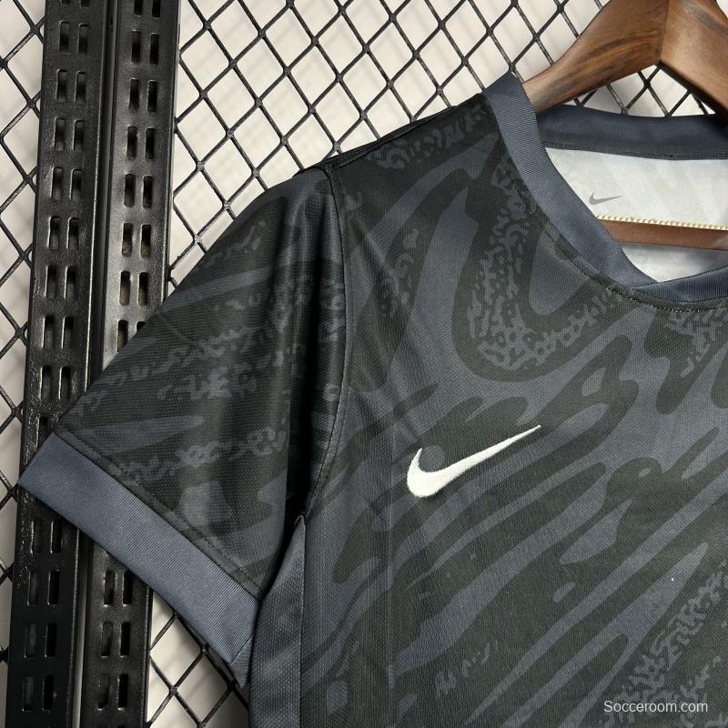 2024 Portugal Euro Black Goalkeeper Jersey