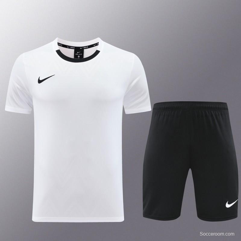 24/25 Nike White Short Sleeve Jersey+Shorts