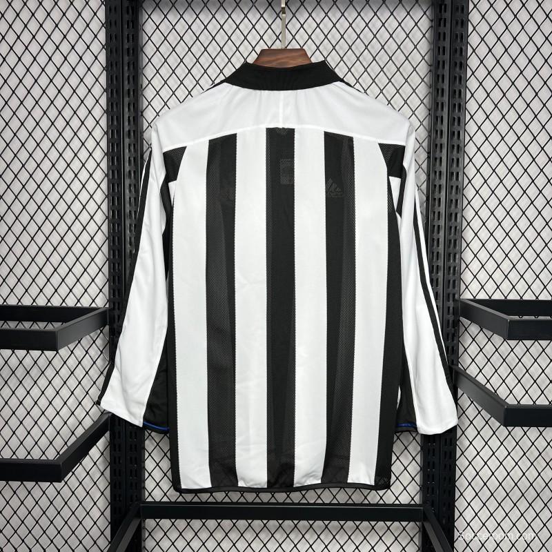 Retro 03/05 Newcastle United Home Long Sleeve Jersey