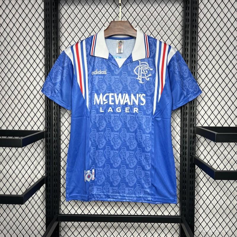 Retro 96/97 Glasgow Rangers Home Jersey