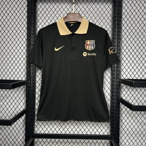 24/25 Barcelona Polo Black Jersey